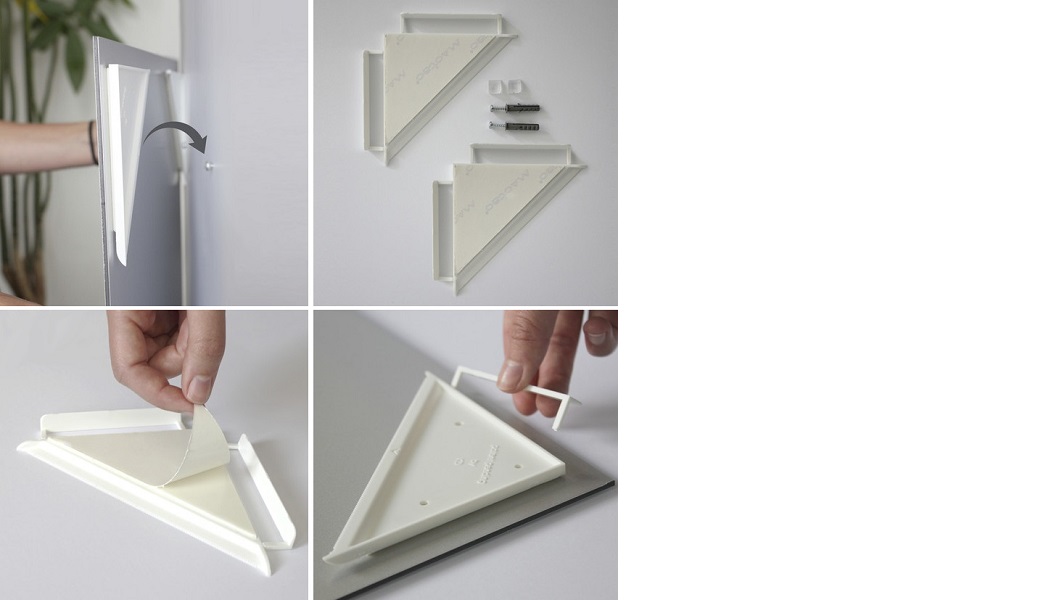 Fissart 45 blind ophangsysteem - 4 kg belasting - set 2 stuks